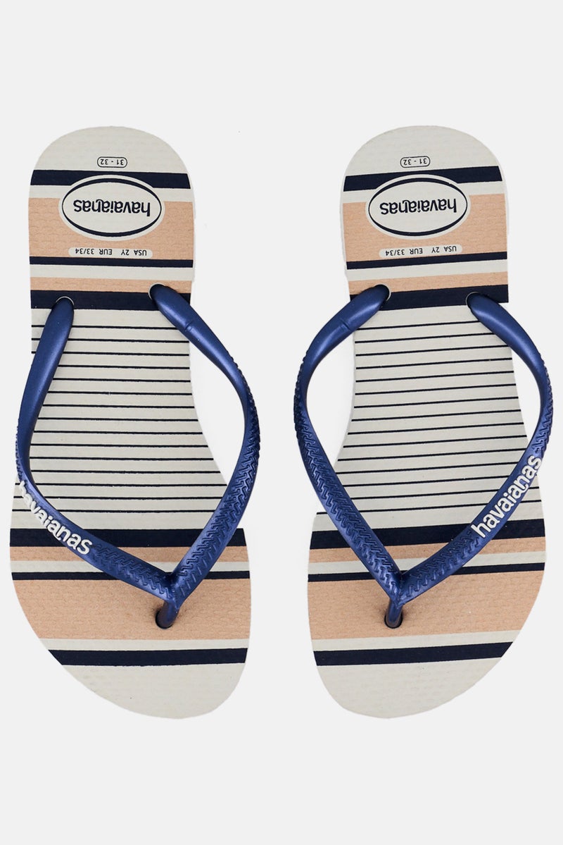 havaianas Kids Girl Slip On Slippers, Graphic - Image 3