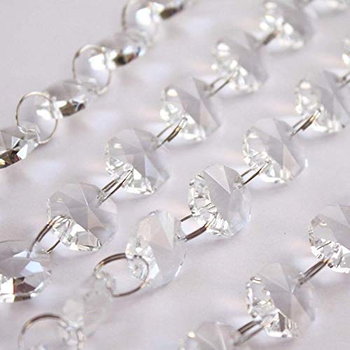 CRYSTA WORLD K9 4 Watts Crystal Chandelier Light Fixture,Warm White,Round - Image 4