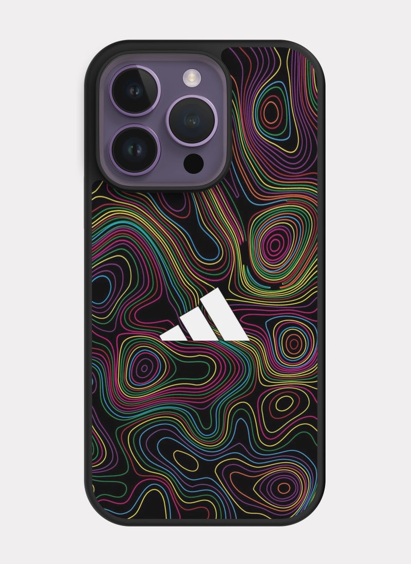 بكسلات كفر ايفون 14 برو اديداس متعدد الالوان - Image 1