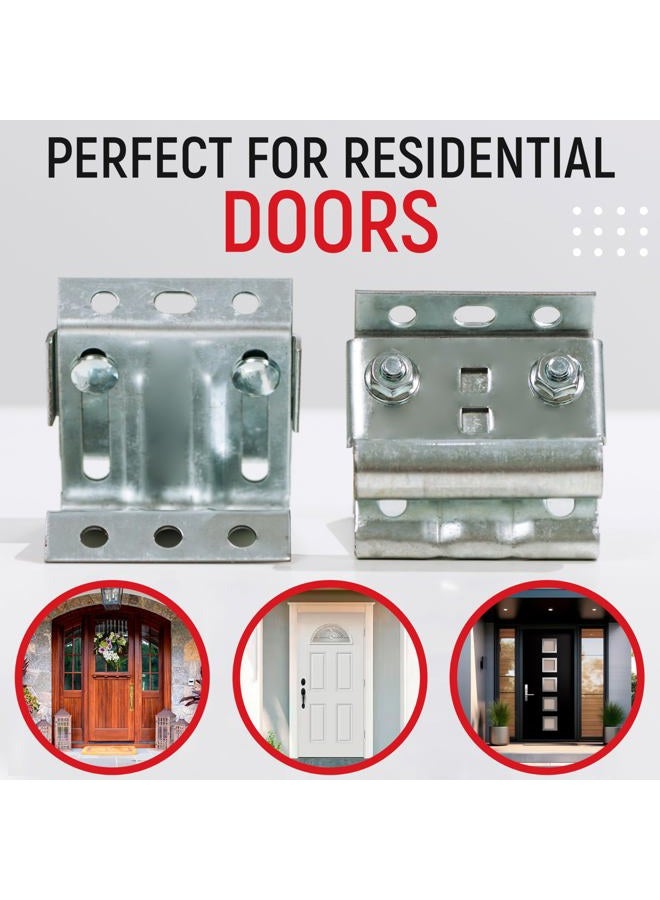 Granatan Garage Door Adjustable Top Bracket (2 Pack), Galvanized Steel Replace Bracket, Garage Door Parts - Image 4