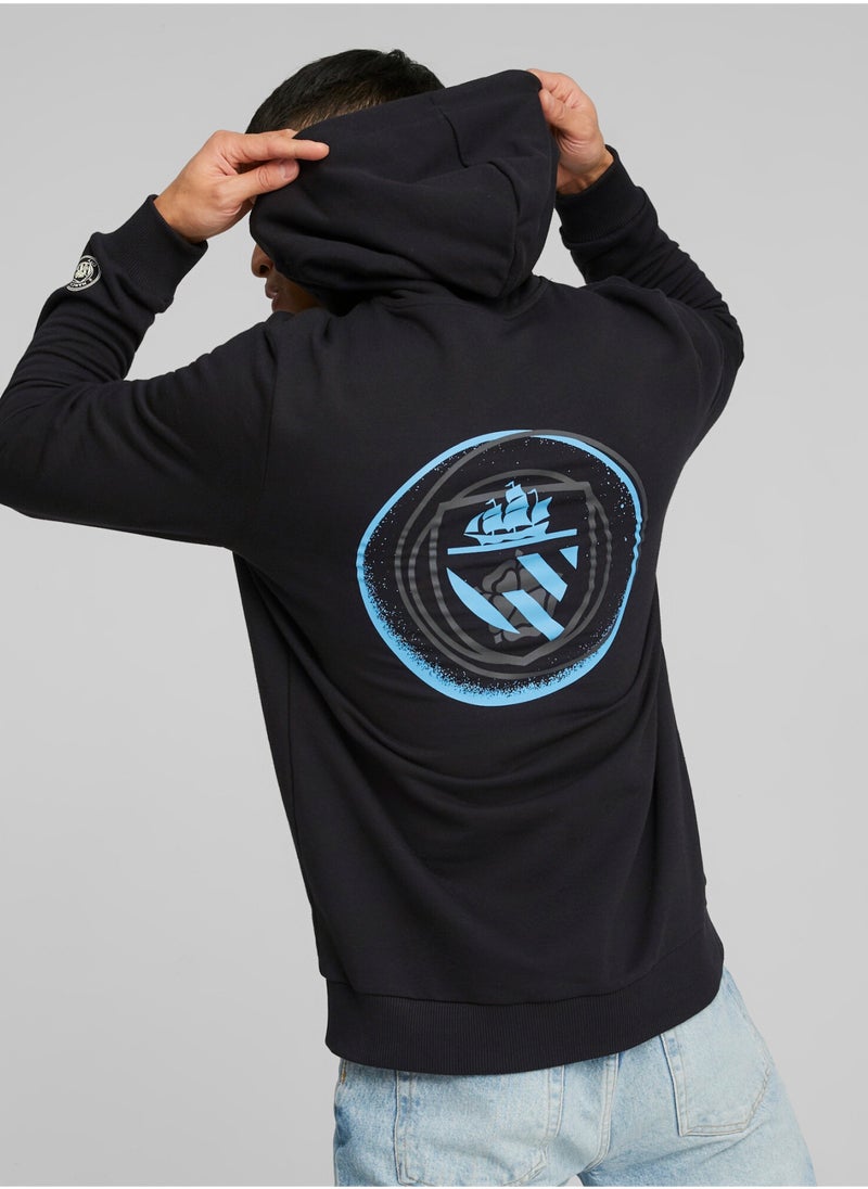 PUMA - Manchester City ftblLegacy Mens Hoodie - Image 1