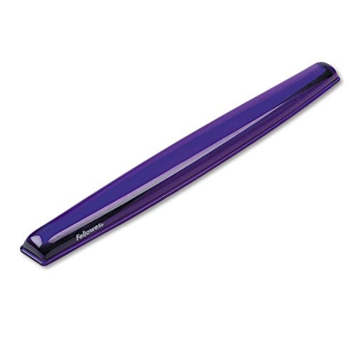 Fellowes Crystals Gel Keyboard Wrist Rest Purple 91437