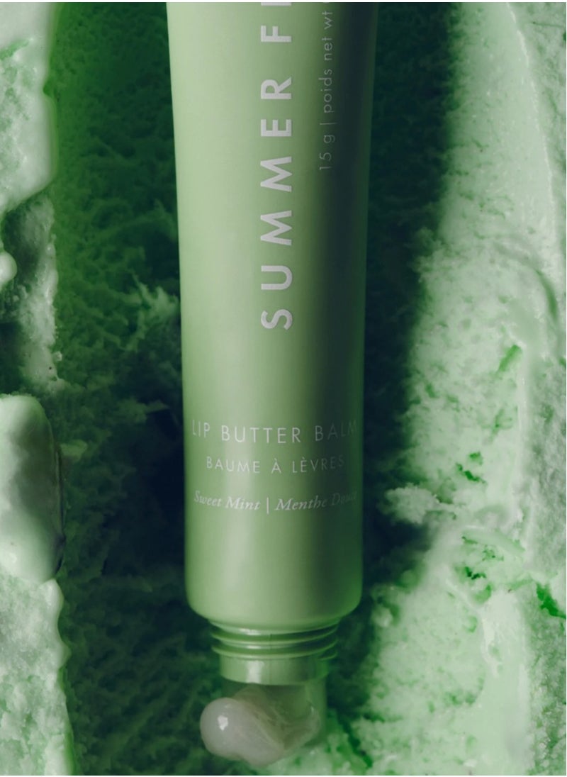 SUMMER FRIDAYS Summer Fridays Lip Butter Balm - Conditioning Lip Mask and Lip Balm for Instant Moisture, Shine and Hydration - Sheer-Tinted, Soothing Lip Care - Sweet Mint (.5 Oz)  - Image 3