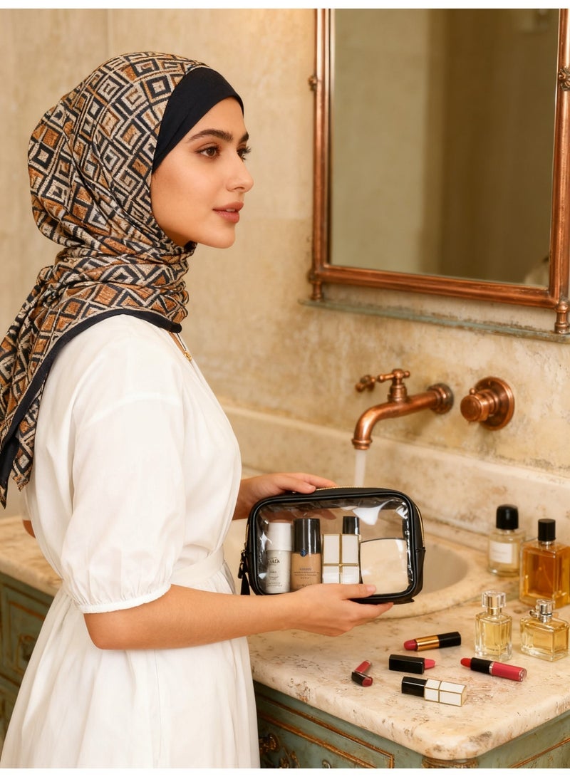 Essential toiletry bags for travel, portable handheld cosmetics storage bags, beaches, swimming pools, and travel large-capacity outdoor waterproof and high-end feeling - Image 4