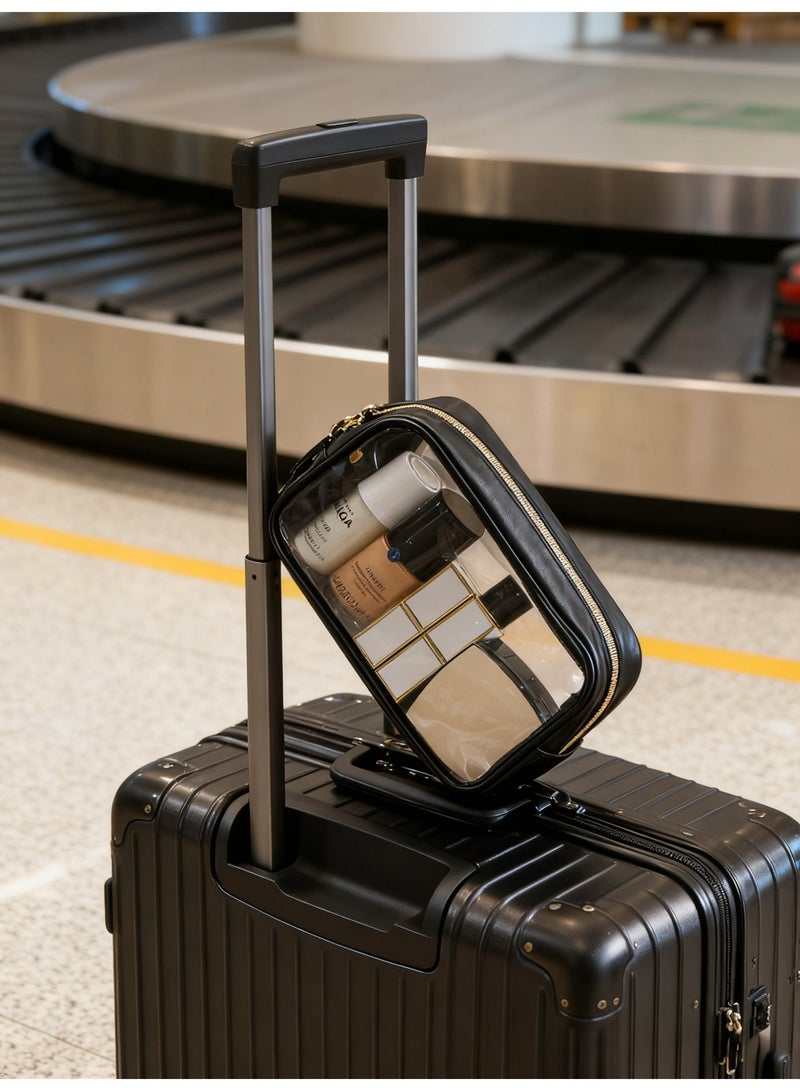 Essential toiletry bags for travel, portable handheld cosmetics storage bags, beaches, swimming pools, and travel large-capacity outdoor waterproof and high-end feeling - Image 2