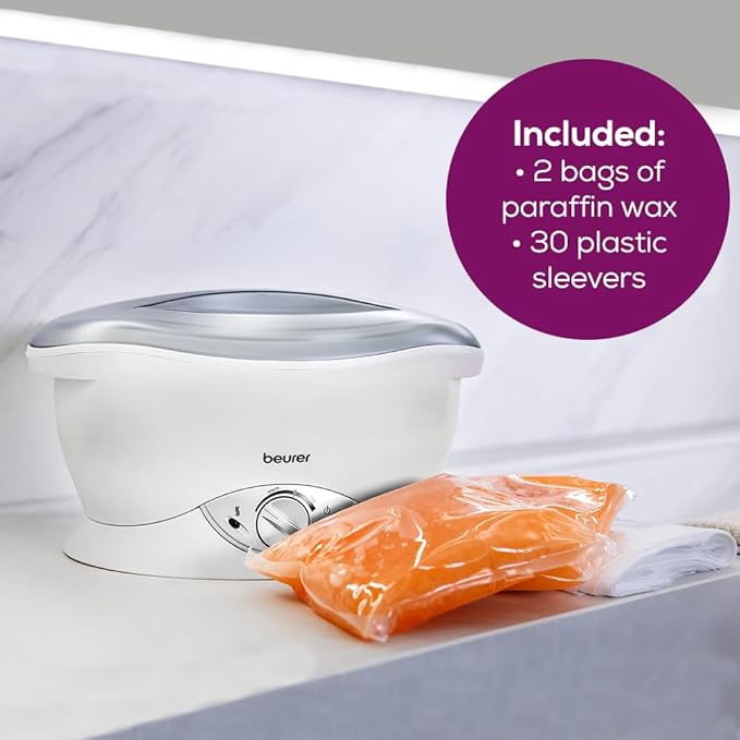 Beurer MP70 Paraffin Wax Bath For supple soft skin on your hands feet and elbows Promotes deeper absorption of moisture and nutrients Includes 2 x 450g of scented paraffin wax plastic foils - Image 3