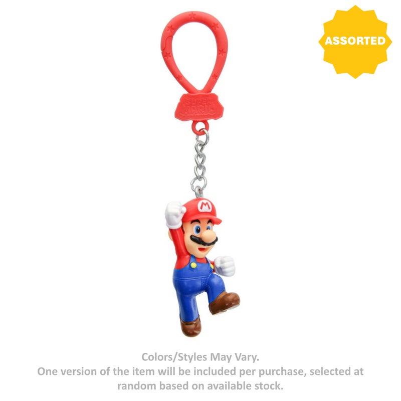 Nintendo Super Mario Backpack Buddies Mystery Figure Keychain (Assorted) - Image 2