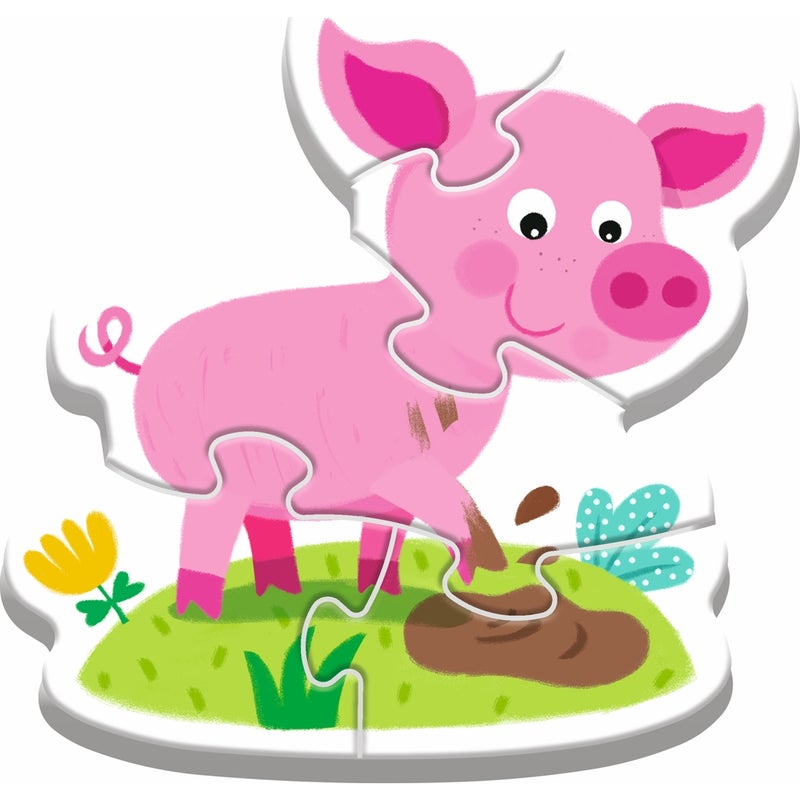 تريفل بازل حيوانات المزرعة للأطفال (2+3+4+5) قطعة - 36127 - Image 4