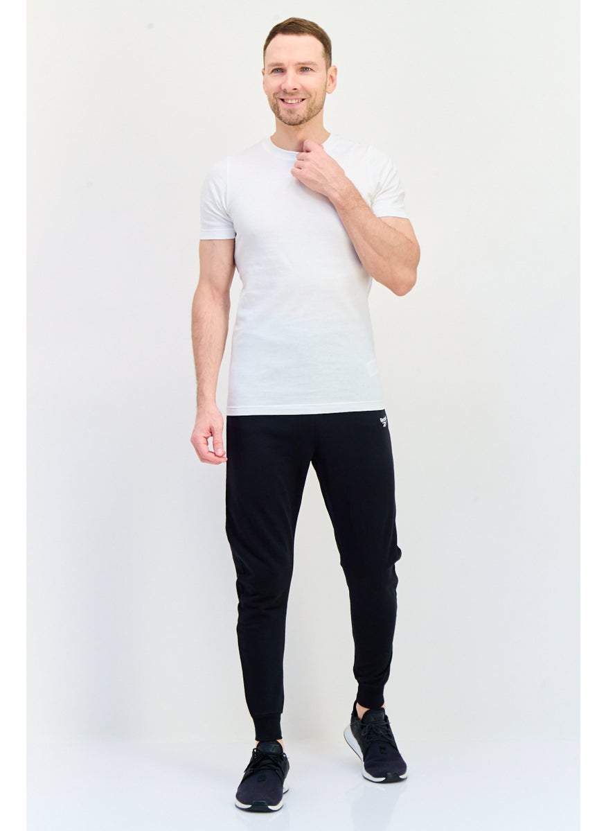 Reebok Men Sportswear Fit Outdoor Sweatpants, Black  - Image 4