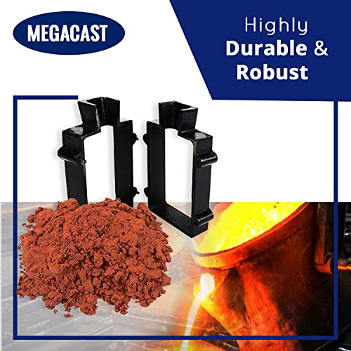 Megacast Cast Iron 2-Part Flask Mold for Delft Sand Casting Jewelry Making Tool - Image 3