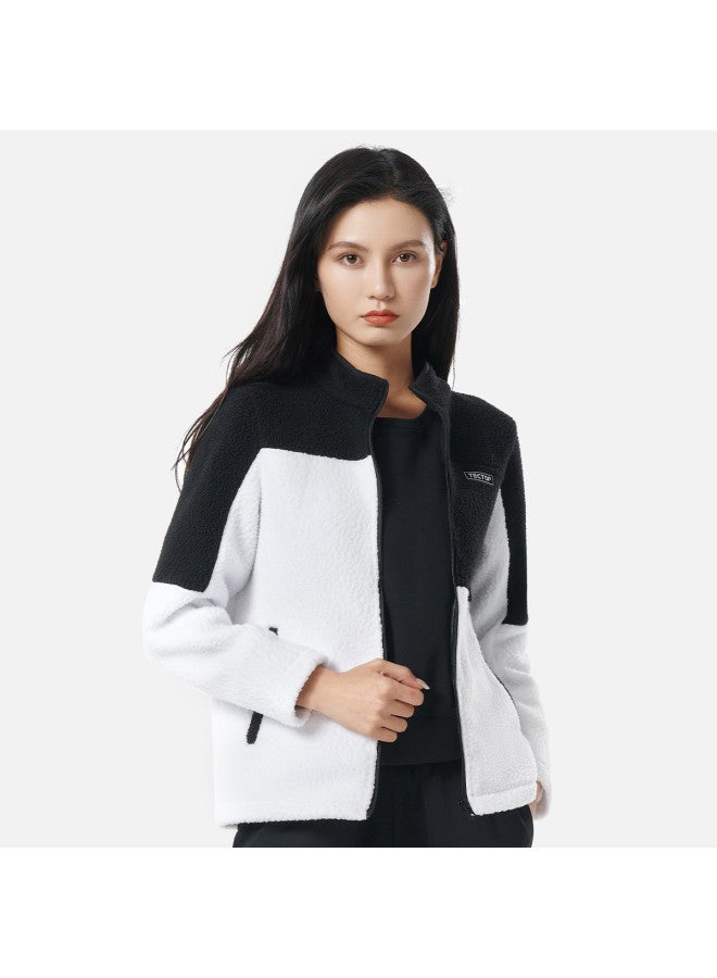 Warm Casual Fleece Cardigan Top For Women, Outdoor Fleece Jacket - Image 5