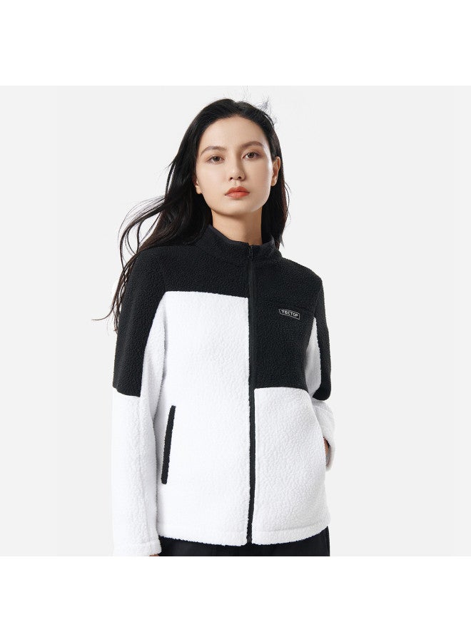 Warm Casual Fleece Cardigan Top For Women, Outdoor Fleece Jacket - Image 2