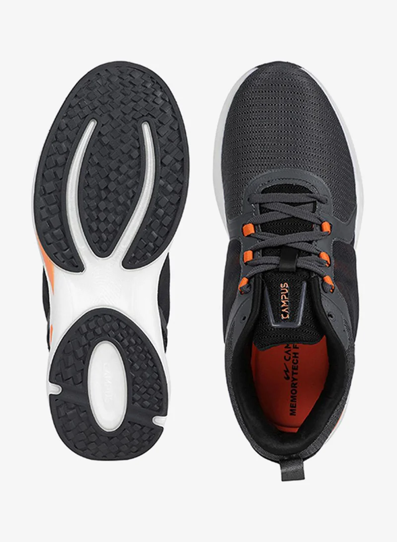 Campus Grey Men Pedro Pu Cushion Lace-Up Walking Shoes-Grey for Men | Best Price UAE