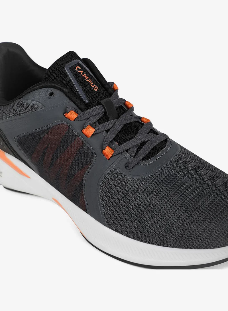 Campus Grey Men Pedro Pu Cushion Lace-Up Walking Shoes-Grey for Men | Best Price UAE
