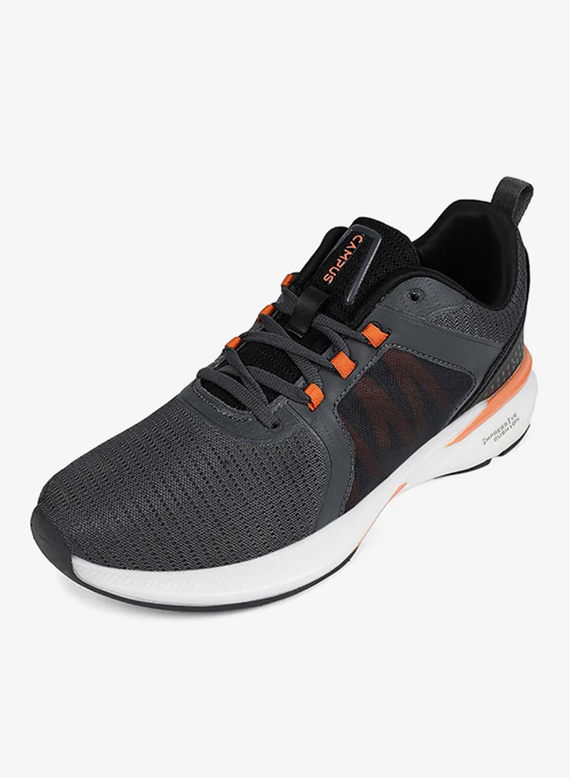 Campus Grey Men Pedro Pu Cushion Lace-Up Walking Shoes-Grey for Men | Best Price UAE