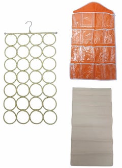 Generic Multipurpose Clothes Organizer Set for Underwear, Bras, Socks, Towels, Scarves, etc - 3 Pieces  - Image 2