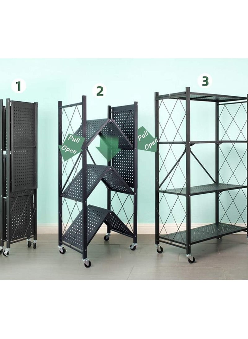 DubaiGallery Foldable Storage Rack Black - Image 3