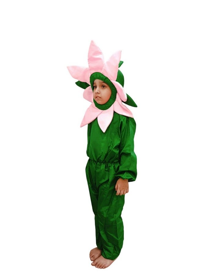 بوك ماي كوستيوم زي تنكري للأطفال من BookMyCostume على شكل زهرة وردية من عمر 6 إلى 7 سنوات  - Image 4