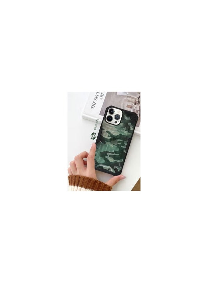 CATANES Apple iPhone 13 pro max Shockproof Drop Tested Phone Case Olive Green - Image 2