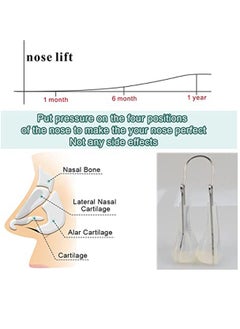 KASTWAVE Nose Shaper Lifter Clip, Lifting Soft Safety Silicone Rhinoplasty Nose Bridge Straightener Corrector Slimming Device  - Image 2