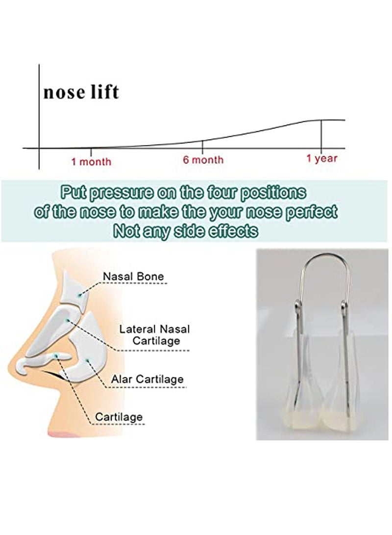 KASTWAVE Nose Shaper Lifter Clip, Lifting Soft Safety Silicone Rhinoplasty Nose Bridge Straightener Corrector Slimming Device  - Image 2