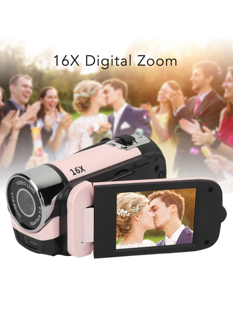 OasisLink Portable 1080P High Definition Digital Video Camera DV Camcorder 16MP 2.7 Inch LCD Screen 16X Digital Zoom Built-in Battery  - Image 2
