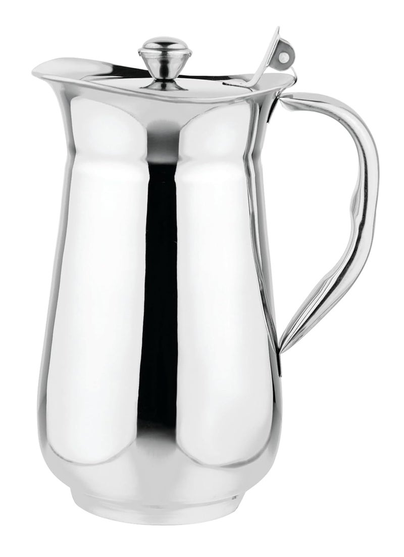 Prabha Stainless Steel Victoria Water Jug 1.8 Litre |Daily Use Home/Kitchen Jugs|1800ml Water Jugs with Lid For Dining Table |Milk/Juice Serve Water Pitcher Rust-Free Durable & Elegant Jug For Serving - Image 1