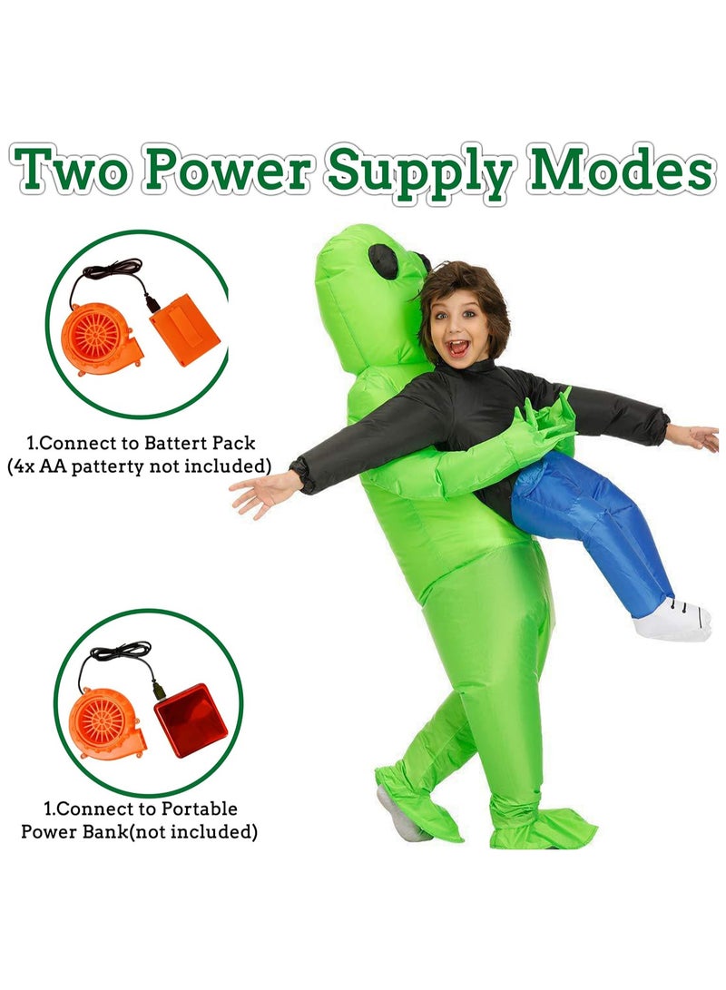 VUCATIN Alien Inflatable Suit Halloween Costume Props Christmas Role-Playing Costumes Suitable for Children and Adults Suitable for Height 120-150 Cm - Image 2