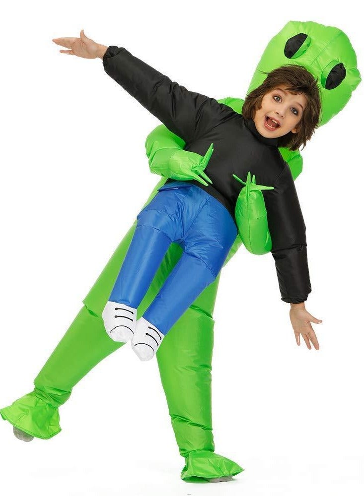 VUCATIN Alien Inflatable Suit Halloween Costume Props Christmas Role-Playing Costumes Suitable for Children and Adults Suitable for Height 120-150 Cm - Image 3