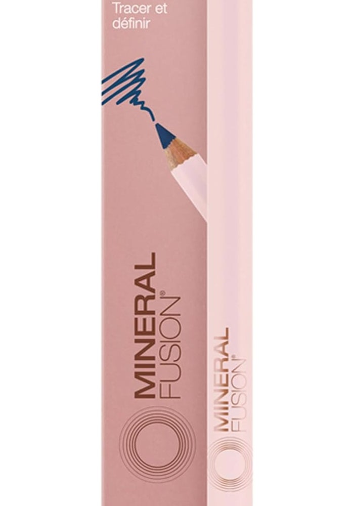 Mineral Fusion Eye Pencil in Azure - Navy Blue Eyeliner with Chamomile, Meadowfoam & Vitamin E - Image 1