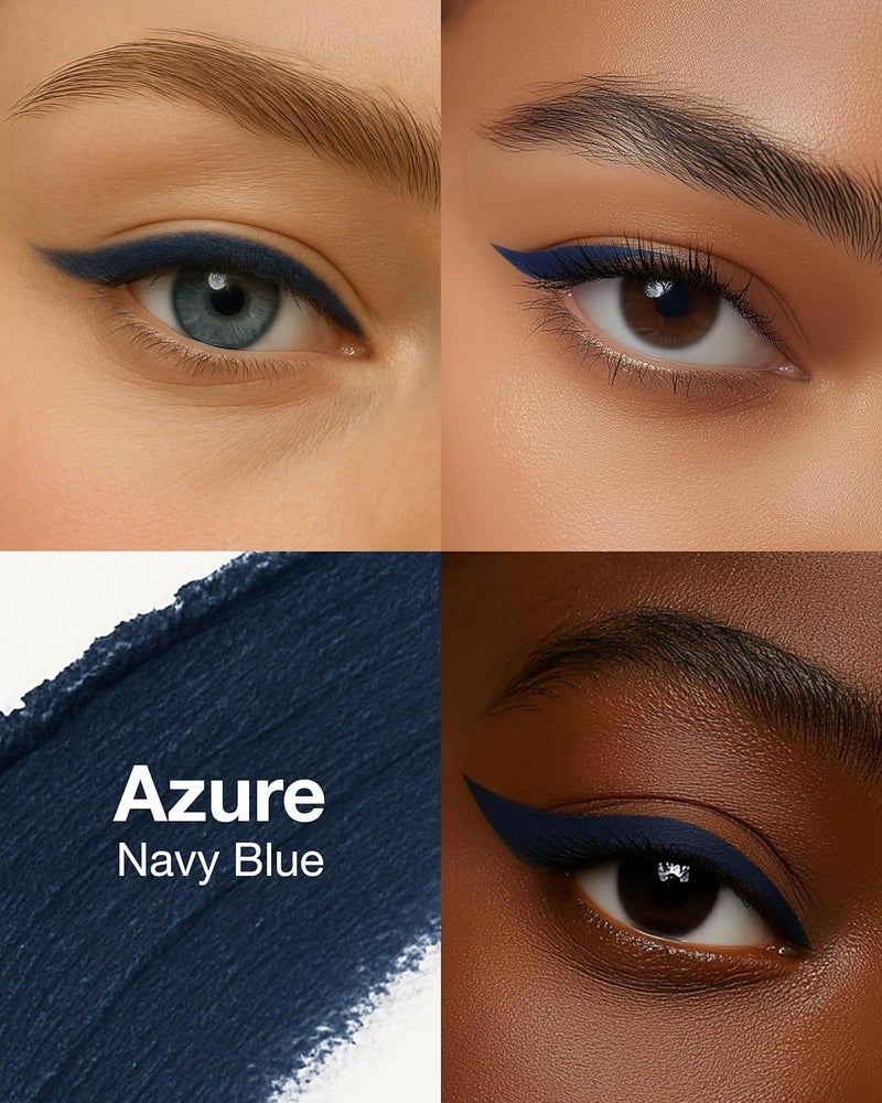 Mineral Fusion Eye Pencil in Azure - Navy Blue Eyeliner with Chamomile, Meadowfoam & Vitamin E - Image 4