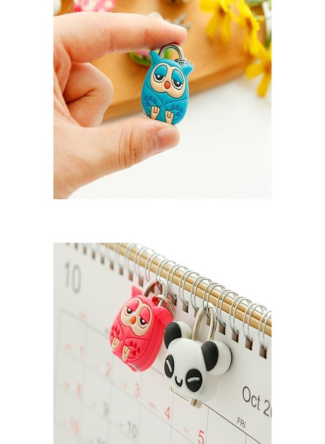 FRECI 4pcs Mini Padlock Security Lock with Key Cute Cartoon Doll Animal Padlock Kid Gift - Image 4