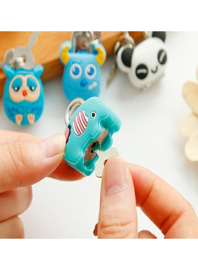 FRECI 4pcs Mini Padlock Security Lock with Key Cute Cartoon Doll Animal Padlock Kid Gift - Image 5