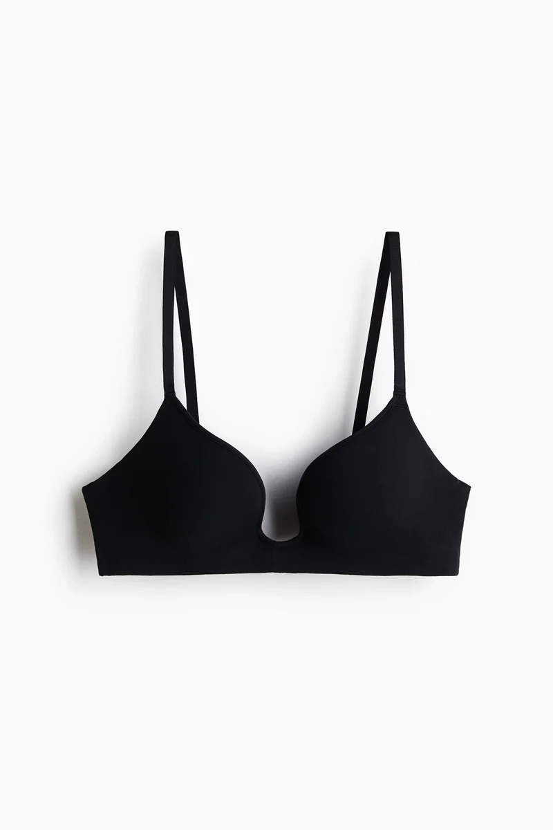 H&M  Non-wired microfibre push-up bra for Women | Best Price UAE