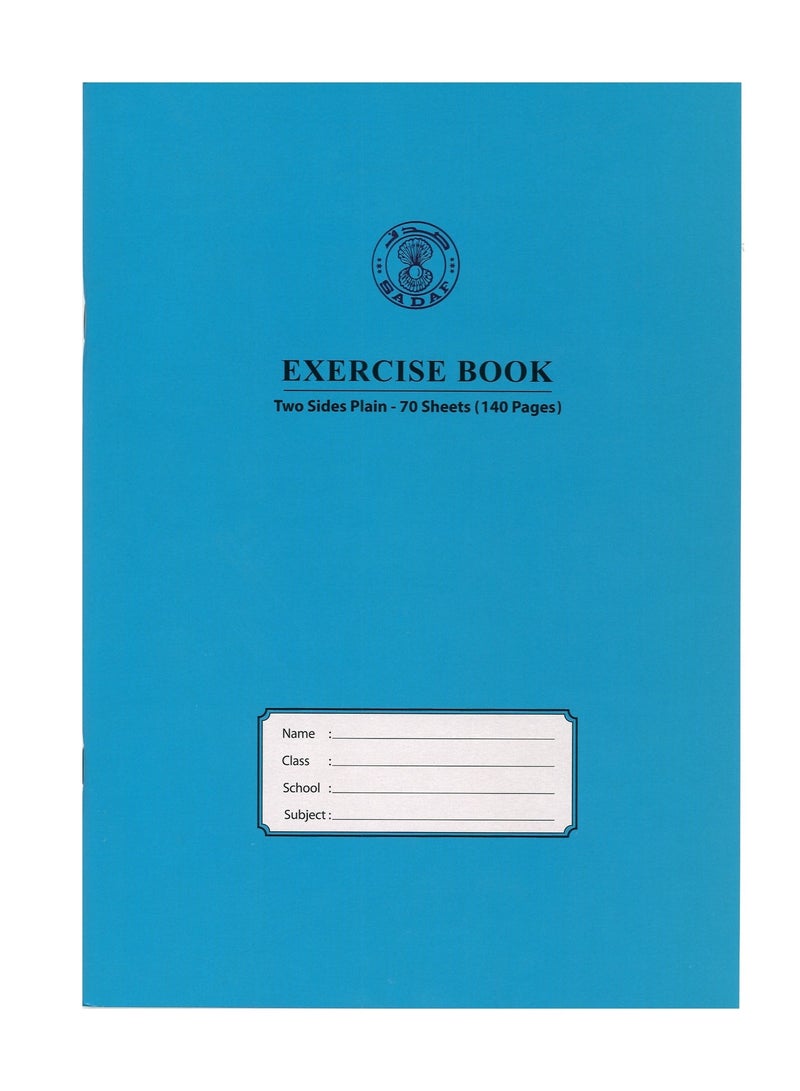 Sadaf دفتر ملاحظات عادي مقاس A4، 70 ورقة، ألوان متنوعة - Image 4