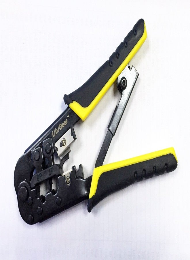 UbiGear® Network/Phone Cable Tester + RJ11/RJ12/RJ45 Network Cable Crimper + RJ45 CAT5e Connectors Plugs/Boots Stripper Network Tool Kits (Premium 568 Tool Kits) - Image 2