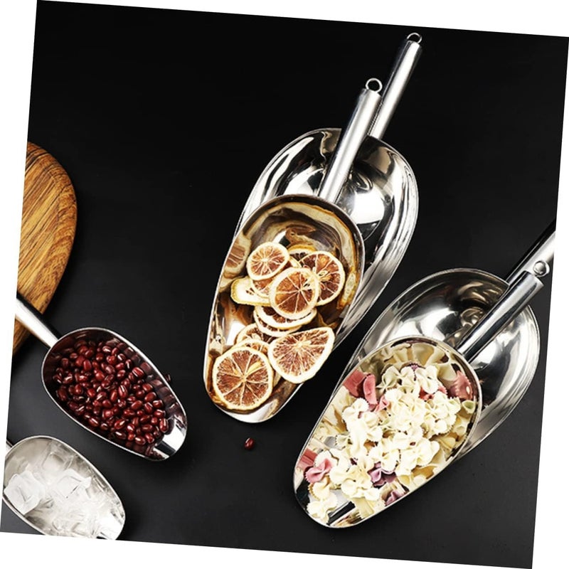 BS B&S Stainless Steel Ice Scooper Set of 2 - Image 5