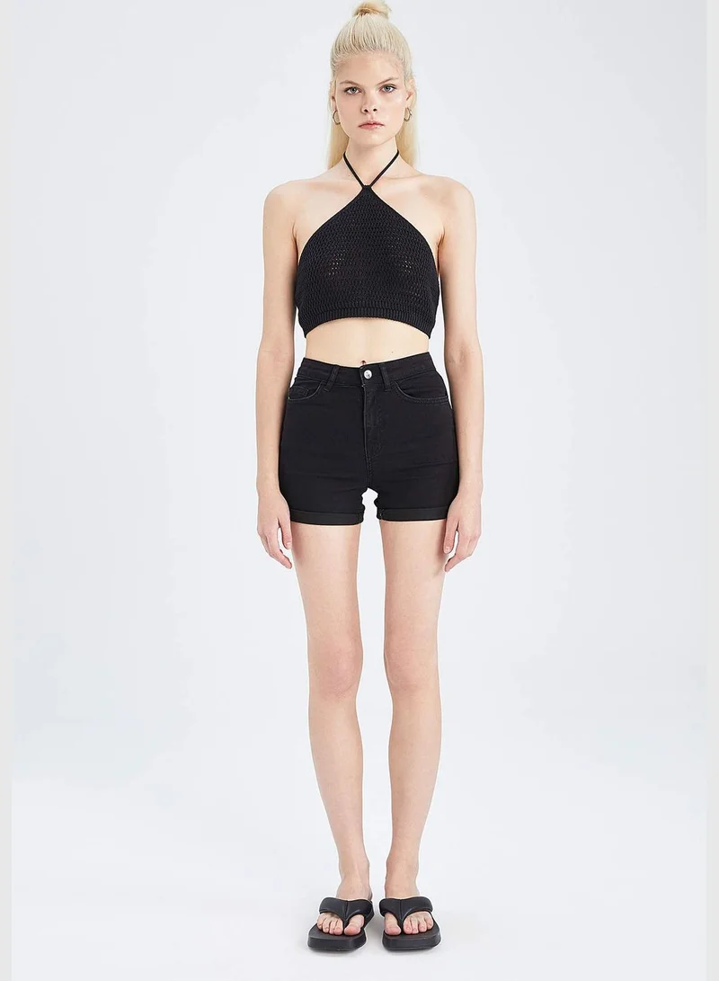 DeFacto Basic Mini Jean Shorts