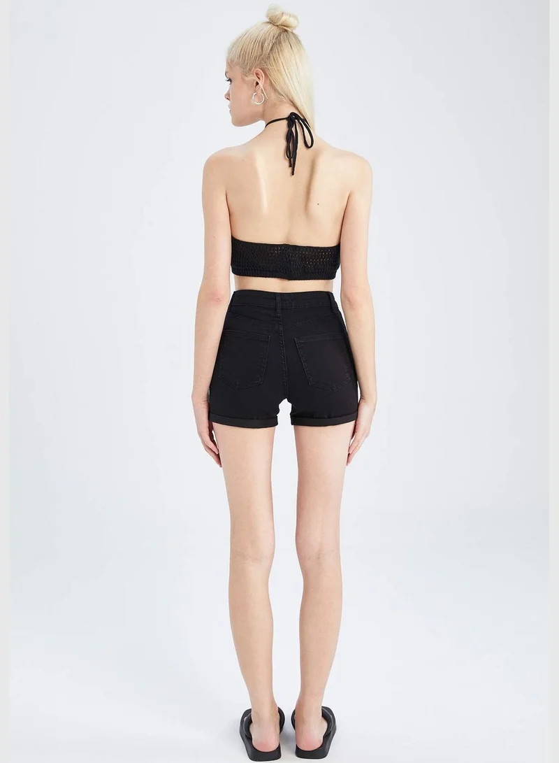 DeFacto Basic Mini Jean Shorts