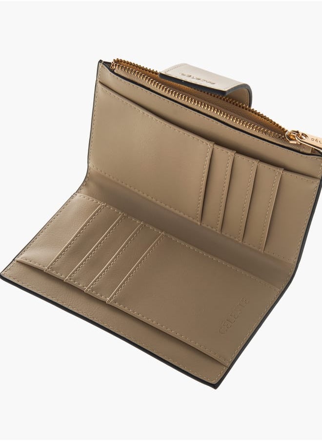 Celeste - Womens Monogram Print Bi-Fold Wallet - Image 1