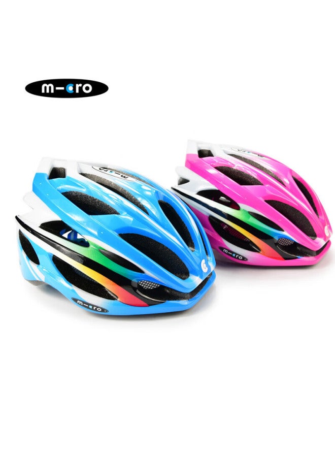 M-cro Roller Skating Helmet, Outdoor Cycling Equipment, Integrated One-piece Design, Adjustable Safety Helmet, Rw6 Blue - Image 4