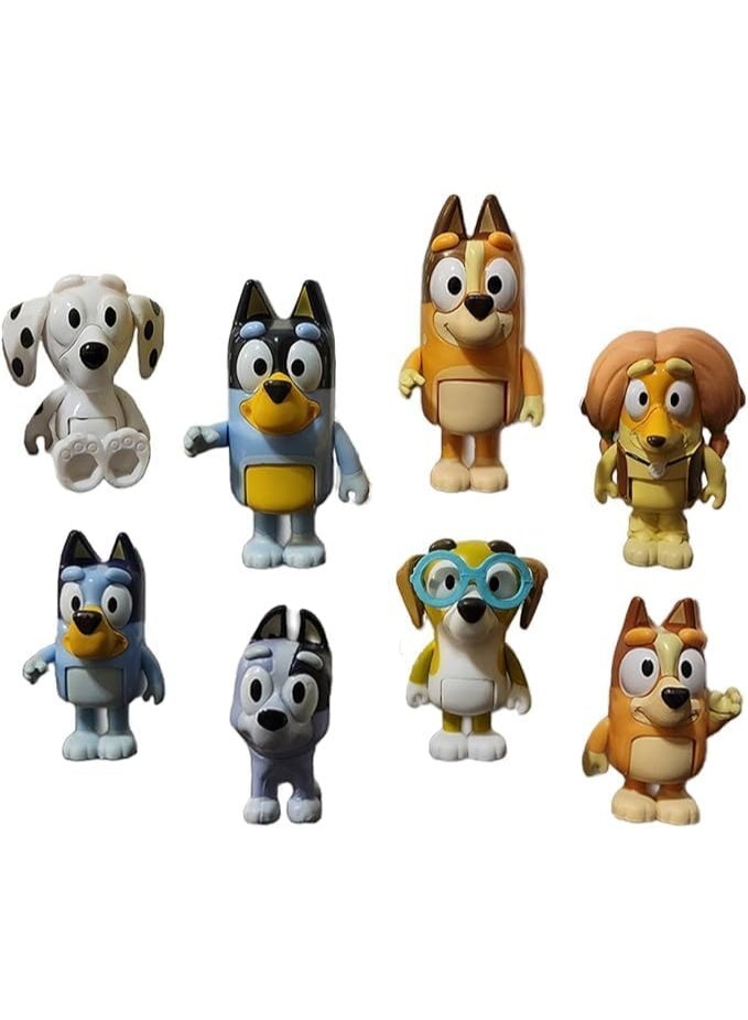 ما وراء الأساسيات مجموعة من 8 شخصيات حركة من 6 إلى 8 سم مع جوارب، هدية شخصية كلوي هوني وإندي. - Image 1