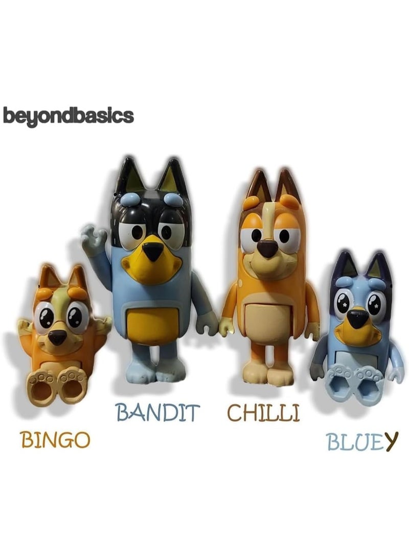 ما وراء الأساسيات مجموعة من 8 شخصيات حركة من 6 إلى 8 سم مع جوارب، هدية شخصية كلوي هوني وإندي. - Image 5