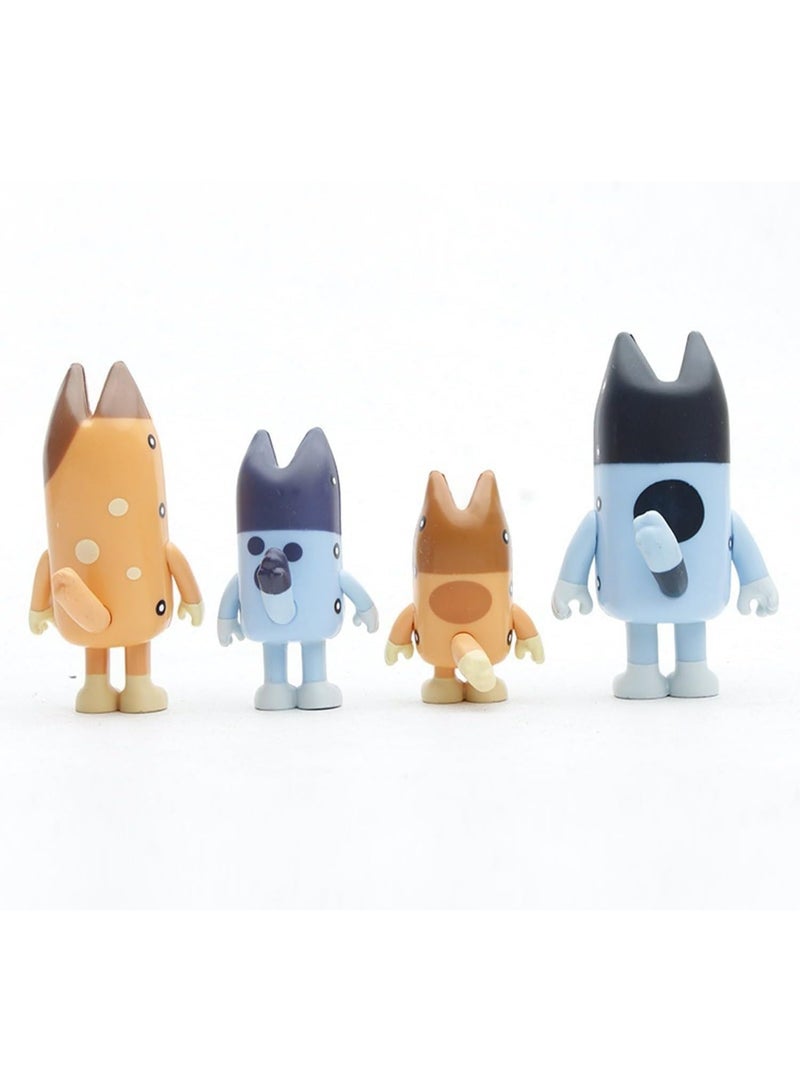 ما وراء الأساسيات مجموعة من 8 شخصيات حركة من 6 إلى 8 سم مع جوارب، هدية شخصية كلوي هوني وإندي. - Image 4