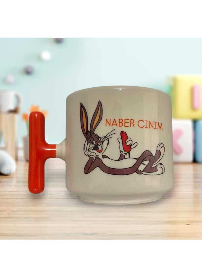 Game Fruy What's Up Cınım Double Sided Written T Mug (Orange Handle)  - Image 1