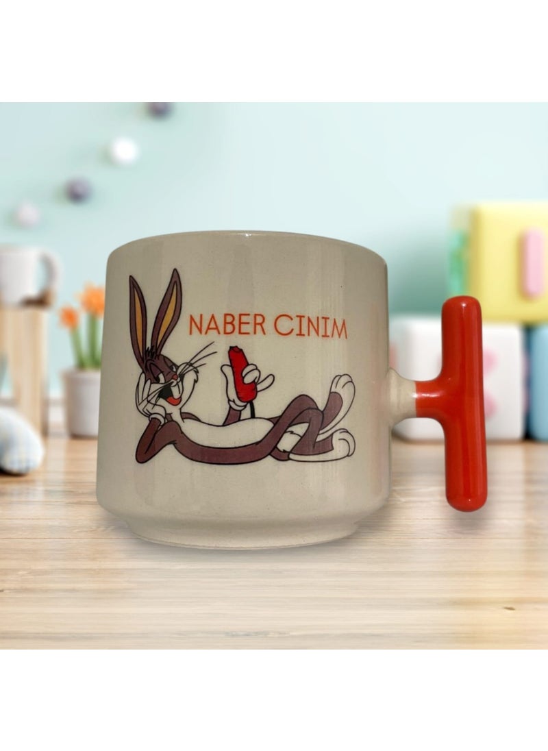 Game Fruy What's Up Cınım Double Sided Written T Mug (Orange Handle)  - Image 3