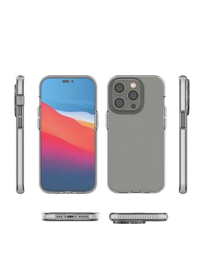 اس-توب جراب لهاتف iPhone 14 Pro Max، جراب TPU شفاف ثنائي اللون - Image 3