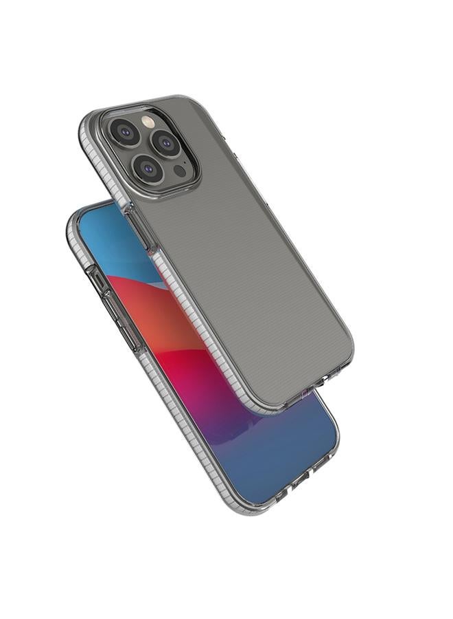 اس-توب جراب لهاتف iPhone 14 Pro Max، جراب TPU شفاف ثنائي اللون - Image 5