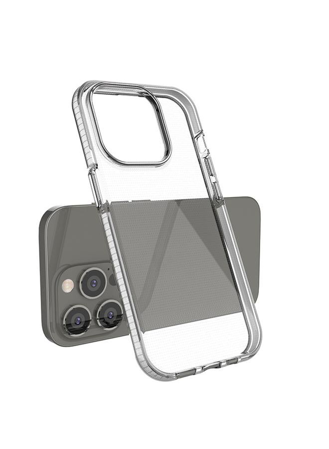 اس-توب جراب لهاتف iPhone 14 Pro Max، جراب TPU شفاف ثنائي اللون - Image 4