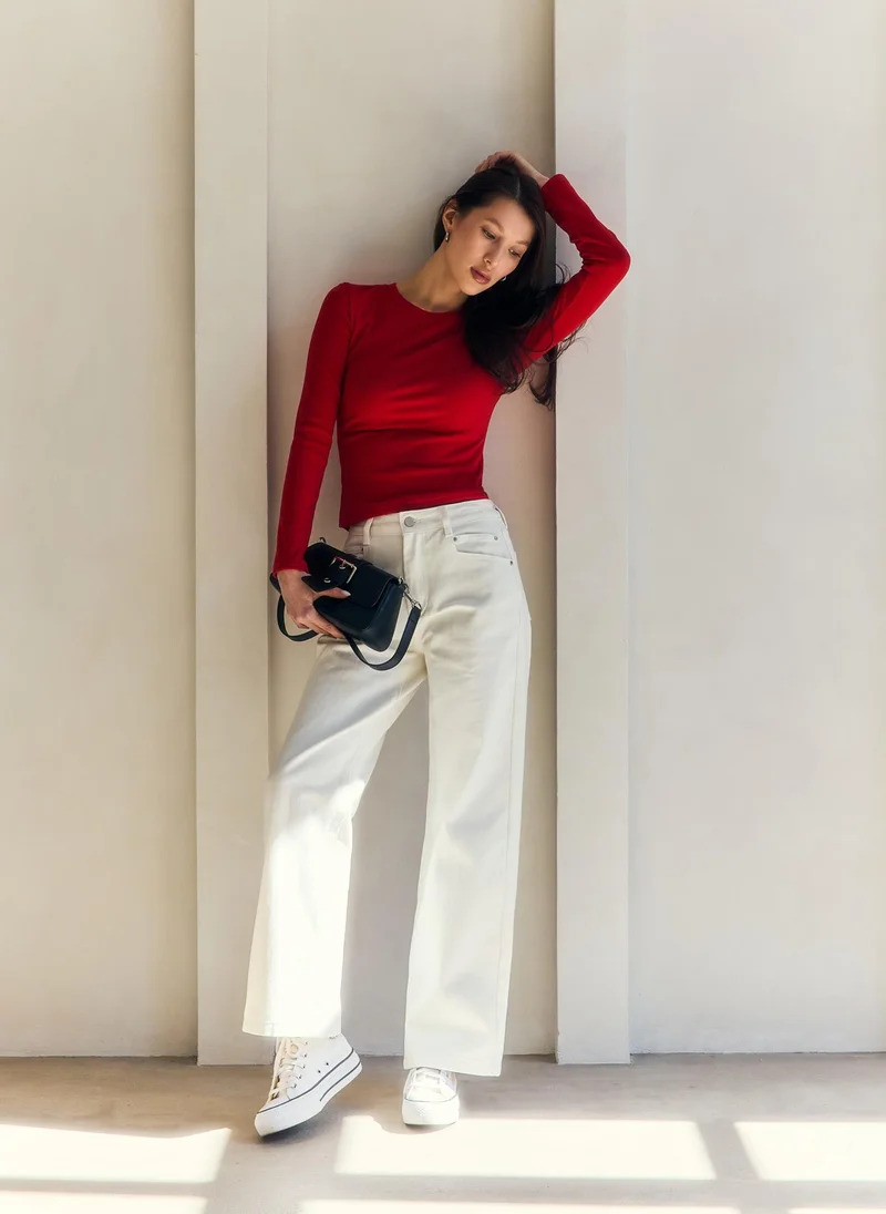 Lichi Monochrome fitted longsleeves